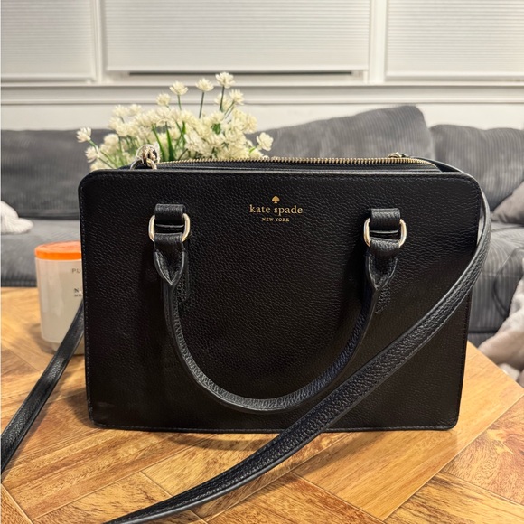 Kate Spade Black Satchel with Adjustable Strap - Picture 1 of 5